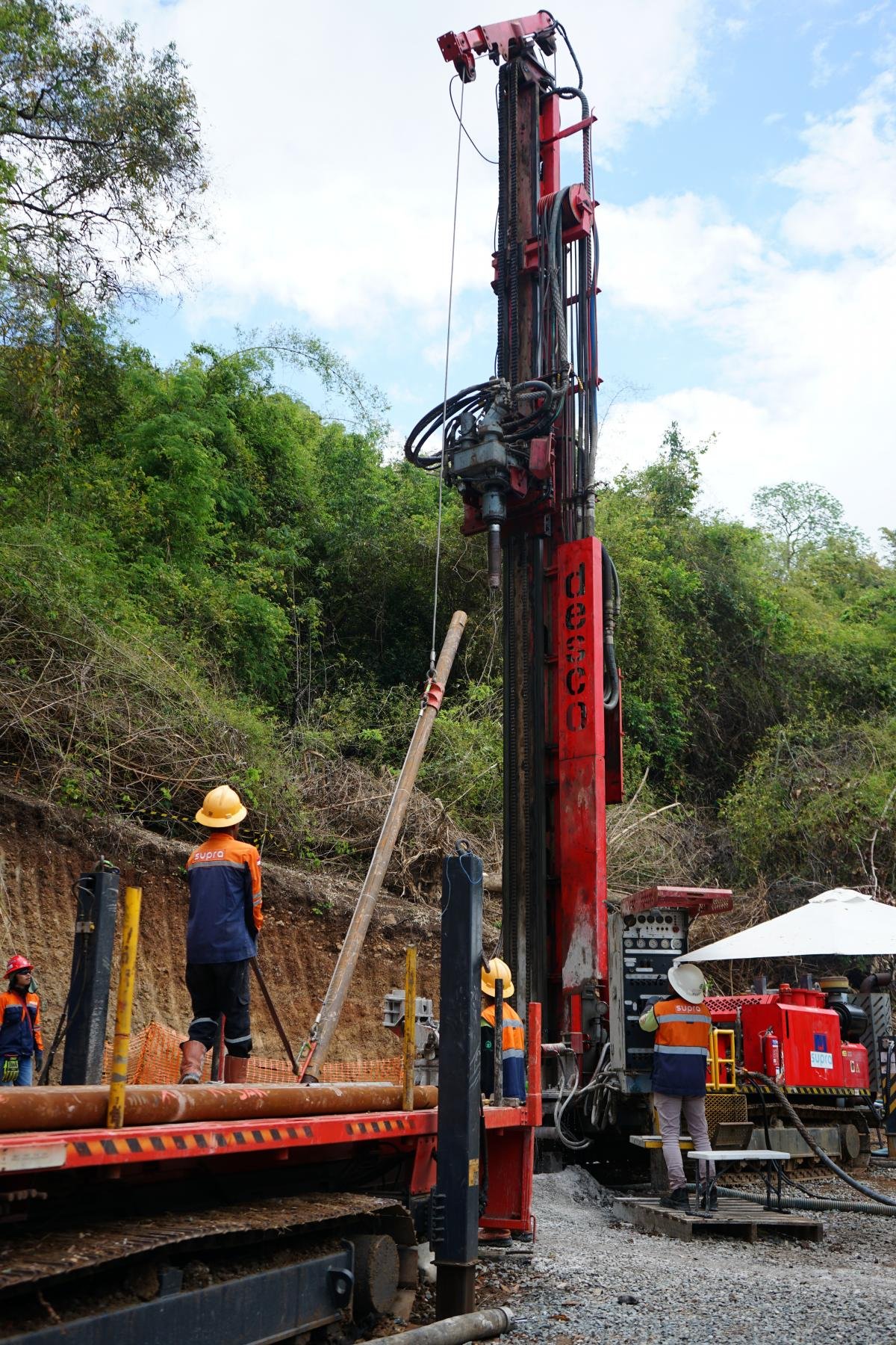 High-performance groundwater well development for PT Amman Mineral’s Otakeris mining operations in Sumbawa, designed and built by SUPRA to ensure long-term water supply resilience and compliance with Indonesian environmental regulations