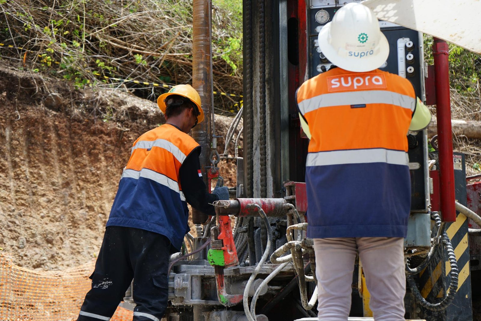 High-performance groundwater well development for PT Amman Mineral’s Otakeris mining operations in Sumbawa, designed and built by SUPRA to ensure long-term water supply resilience and compliance with Indonesian environmental regulations.